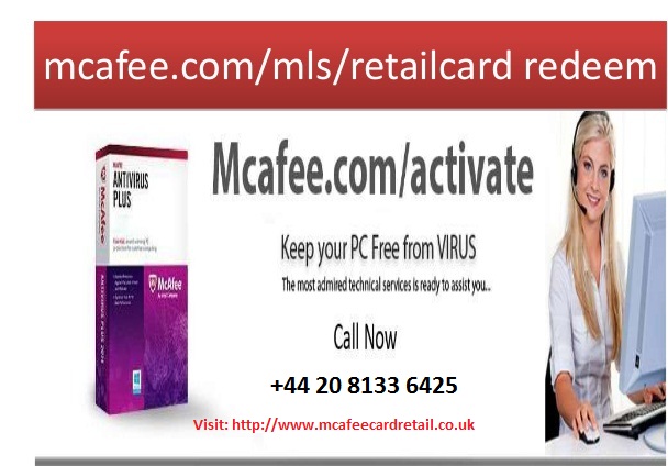 activate mcafee retail card